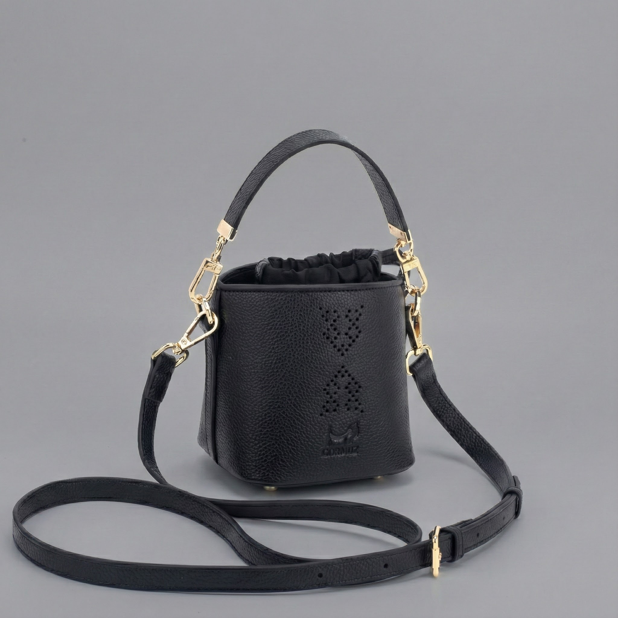 حقيبة الدلم ميني اسود