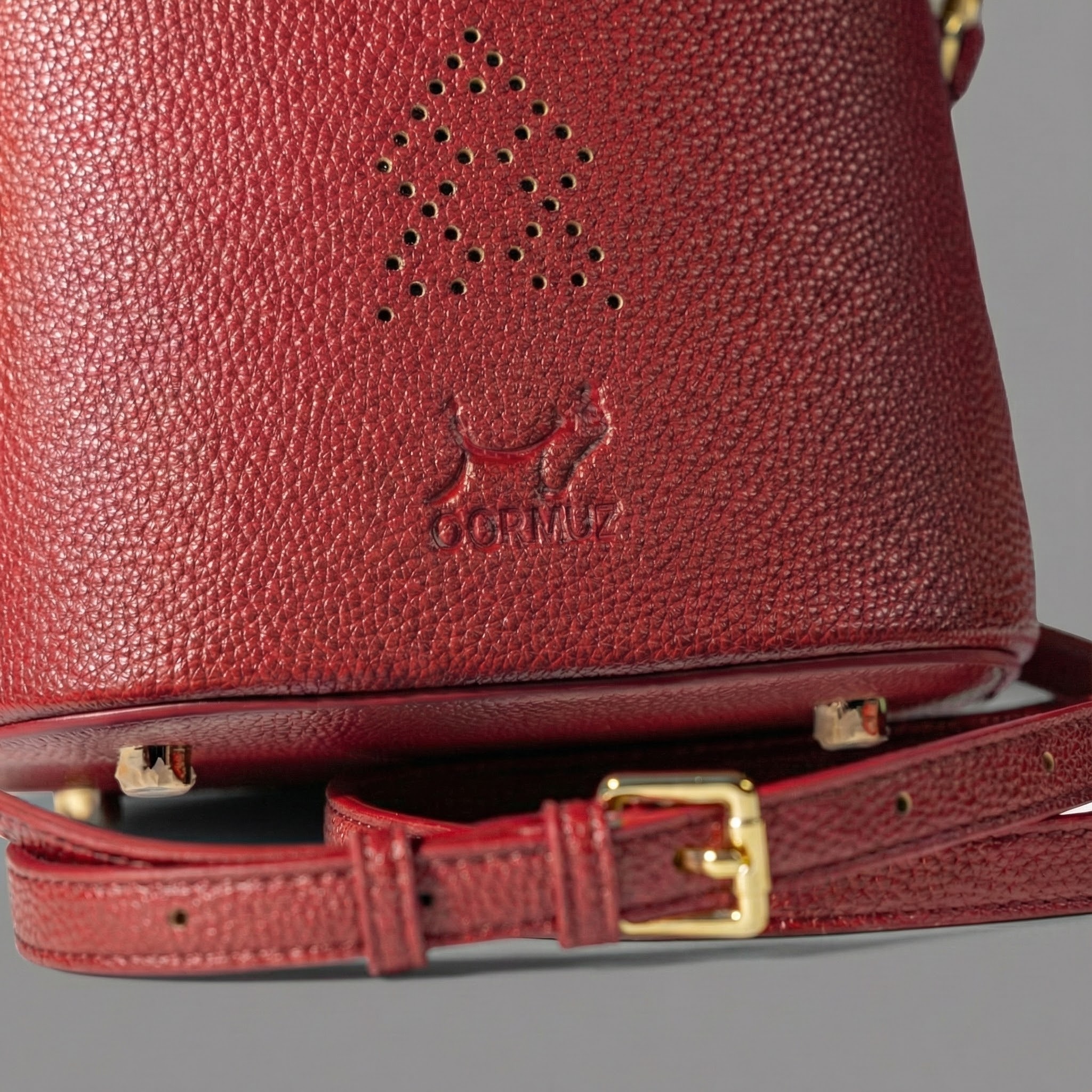 حقيبة الدلم ميني قرمزي