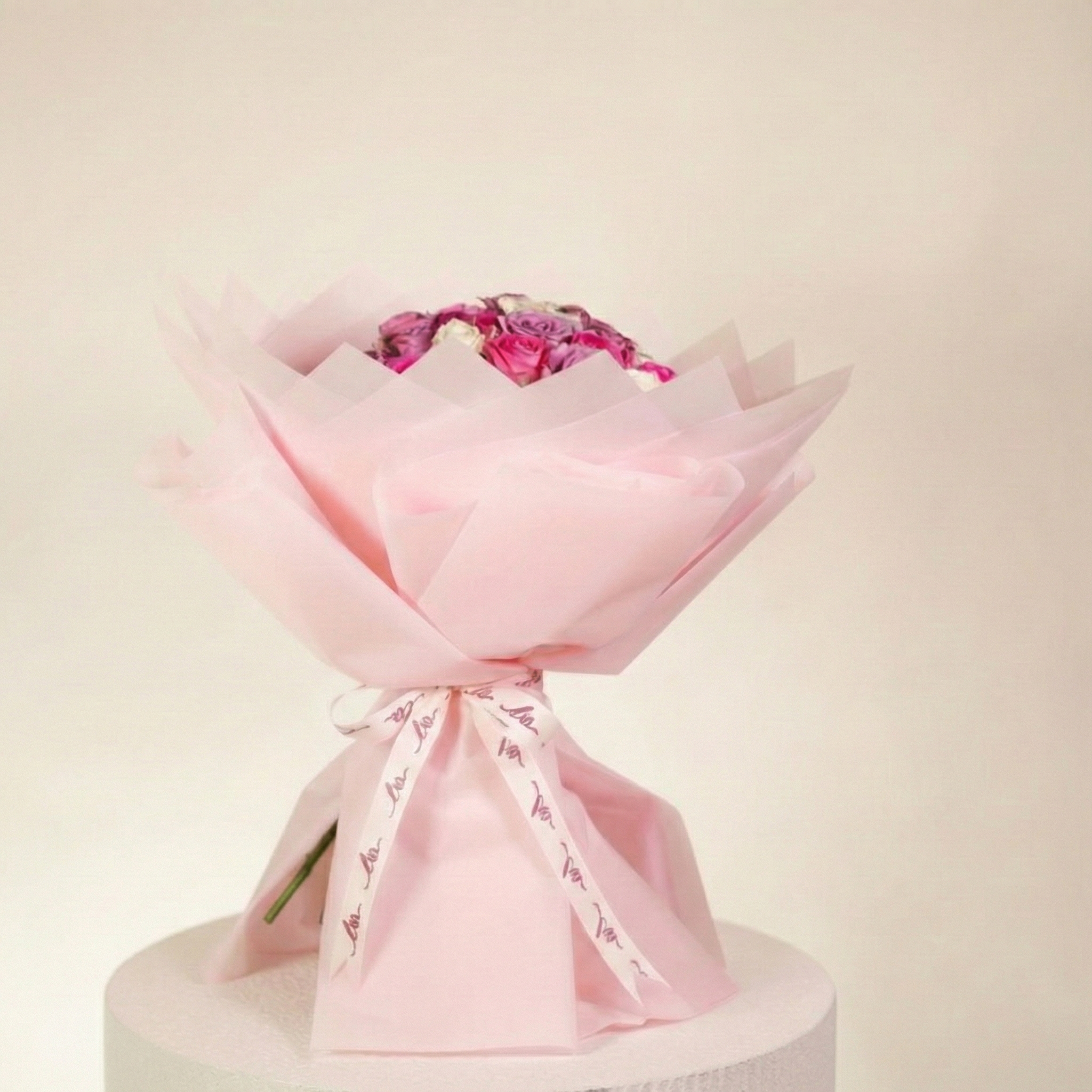 باقة الورد المتدرج