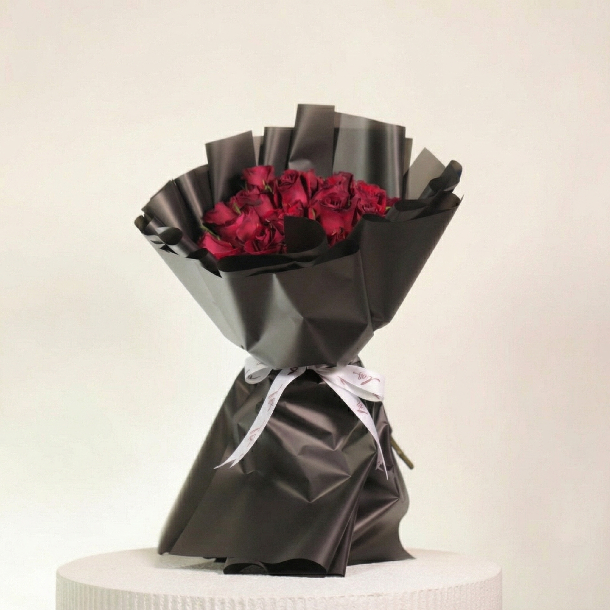 باقة حب الورد الأحمر