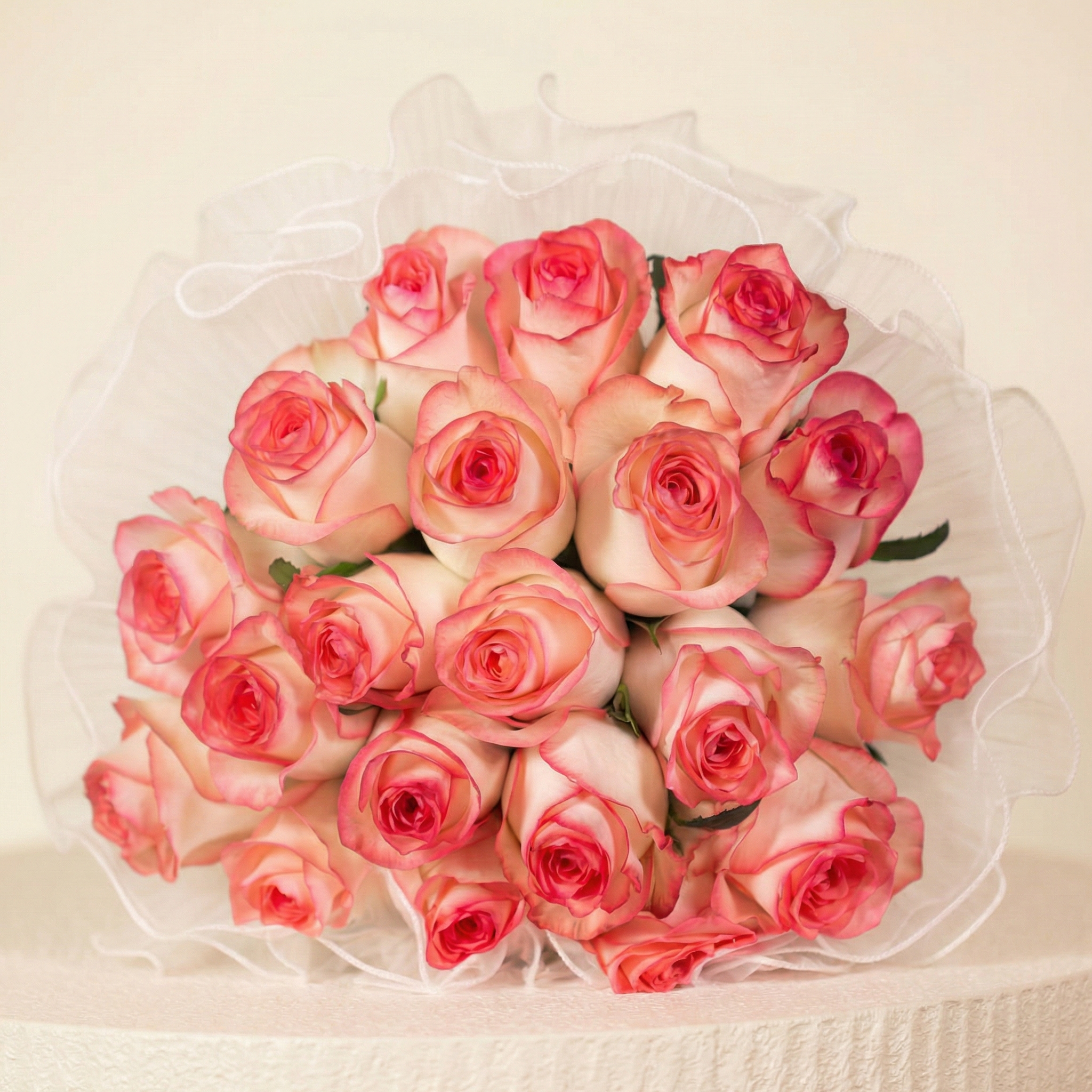 باقة ورد وردي مميزة