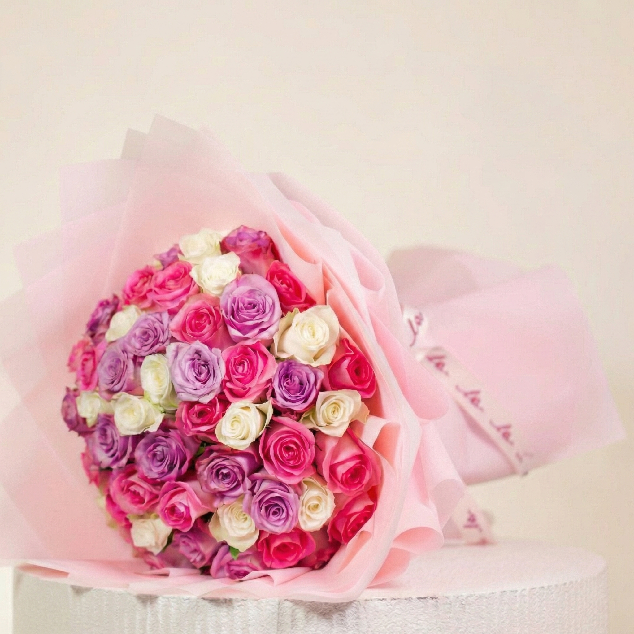 باقة الورد المتدرج