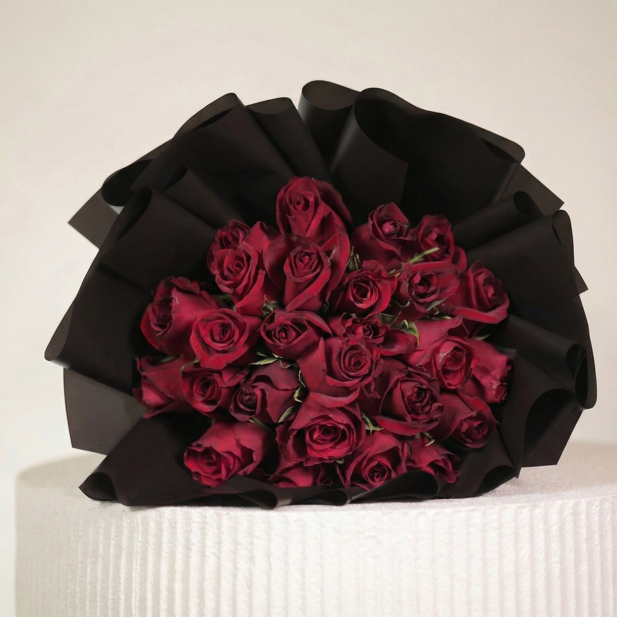 باقة حب الورد الأحمر
