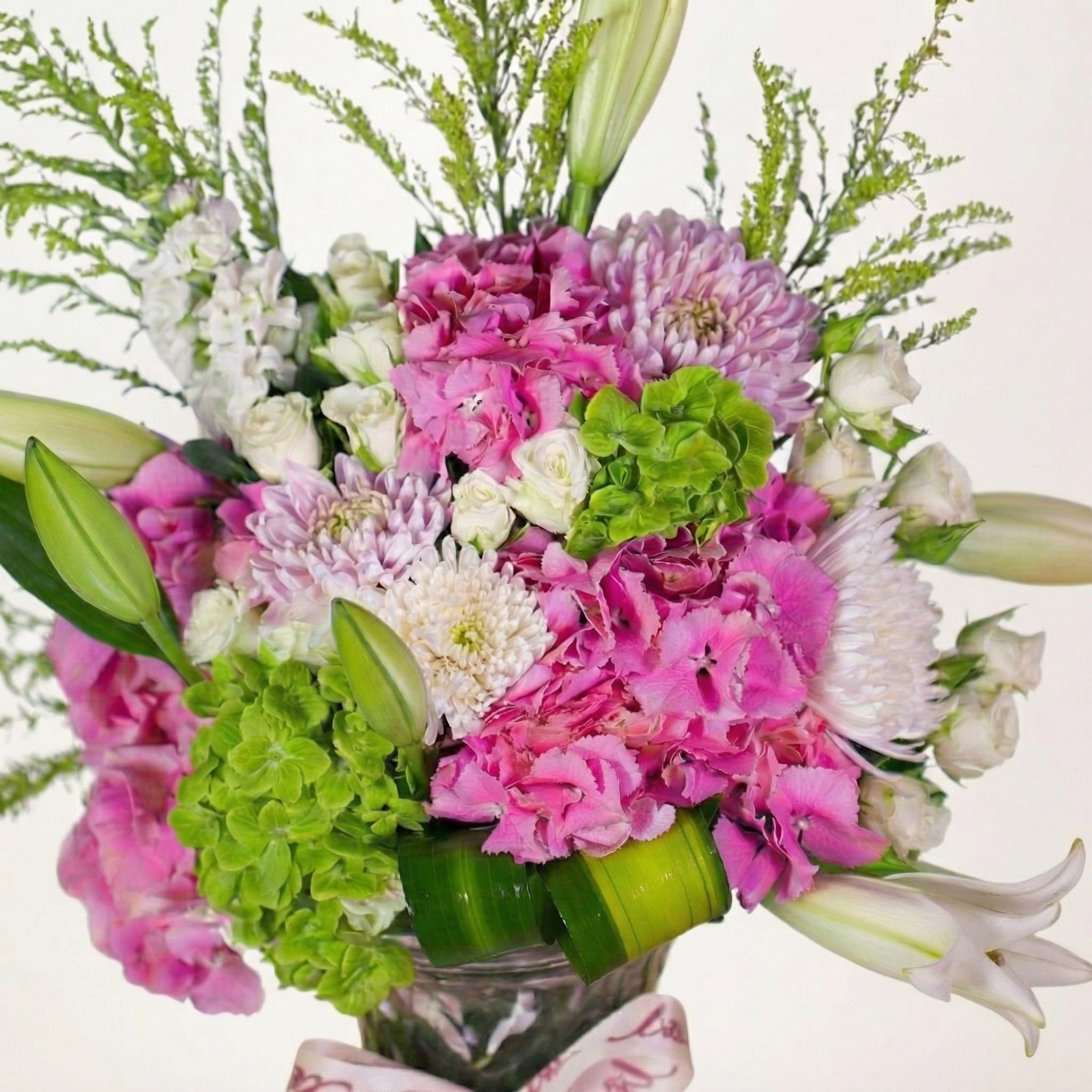 فازة الورد الرقيقة