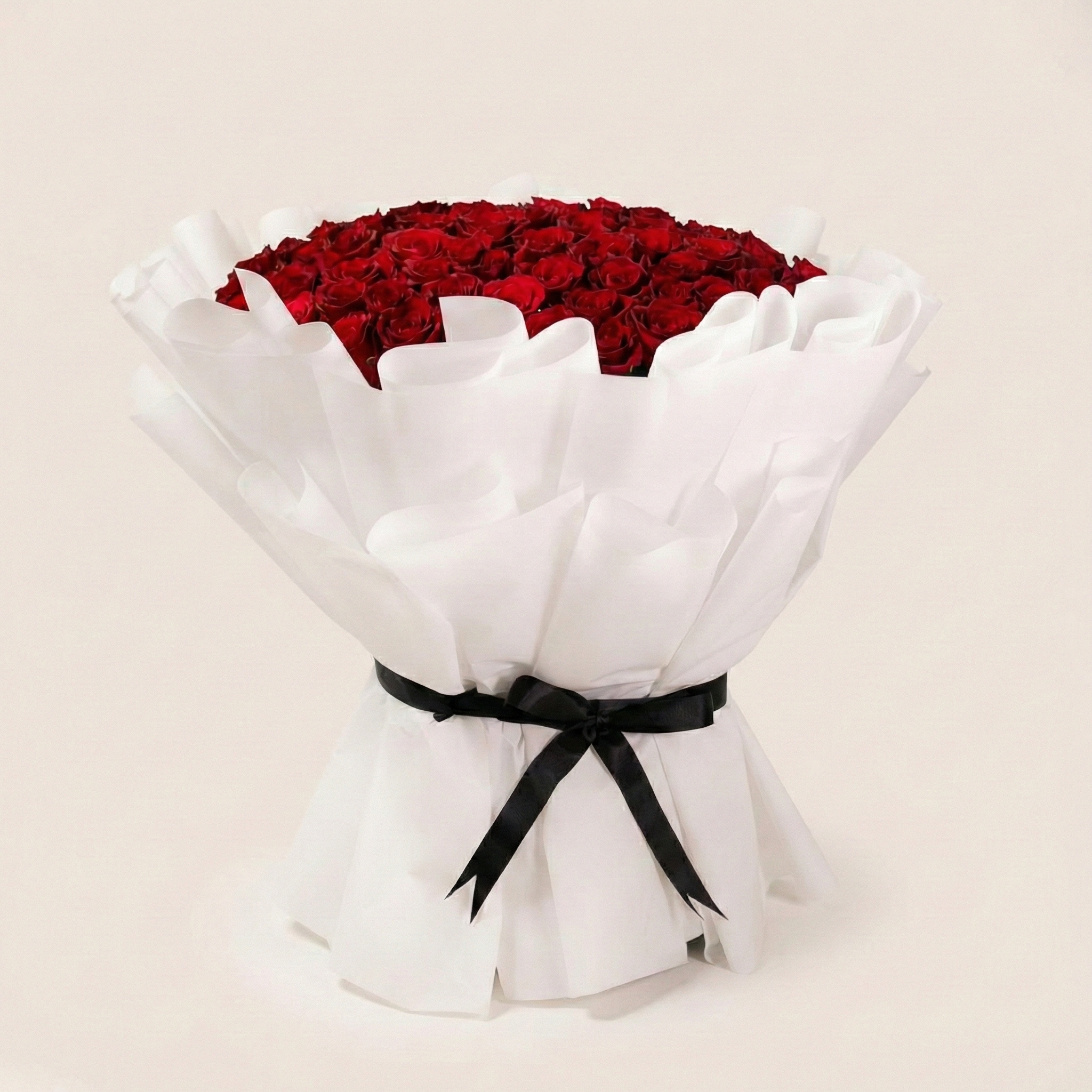 باقة حب الورد الأحمر الكبيرة