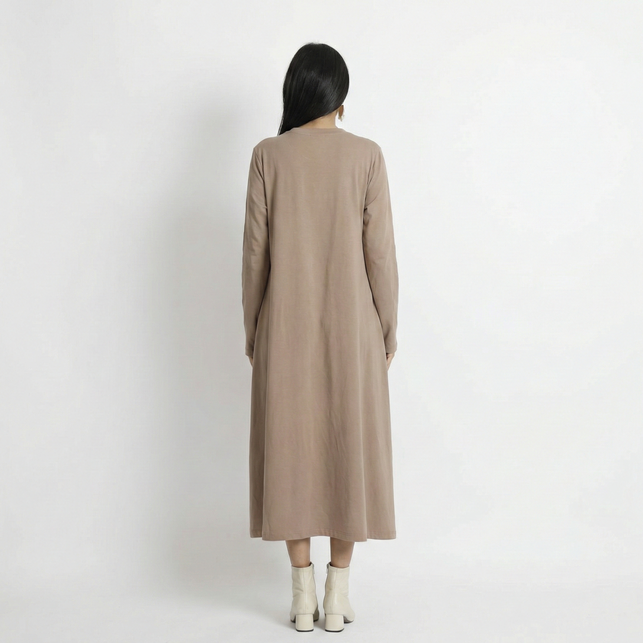 فستان قطني بيج