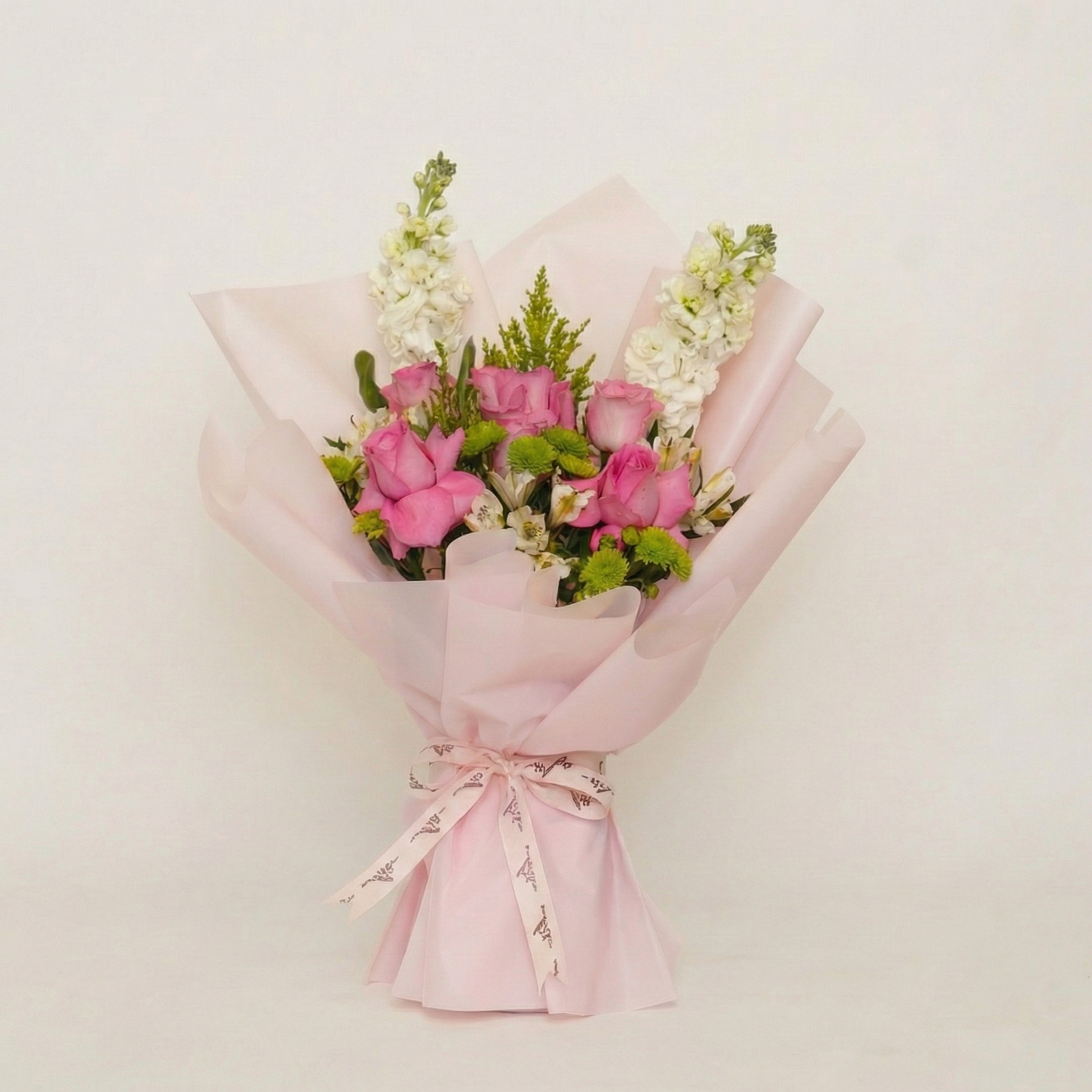 باقة الورد الوردي