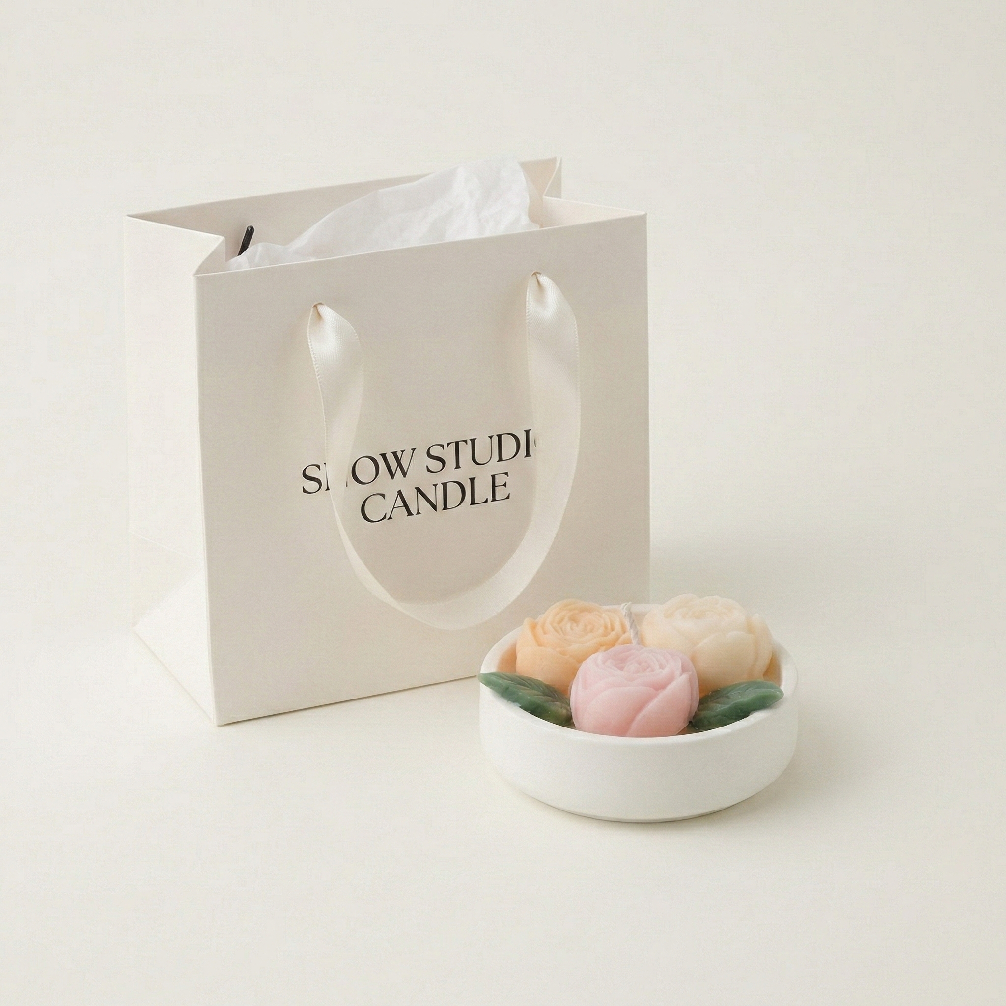 شمعة الورد توزيعات