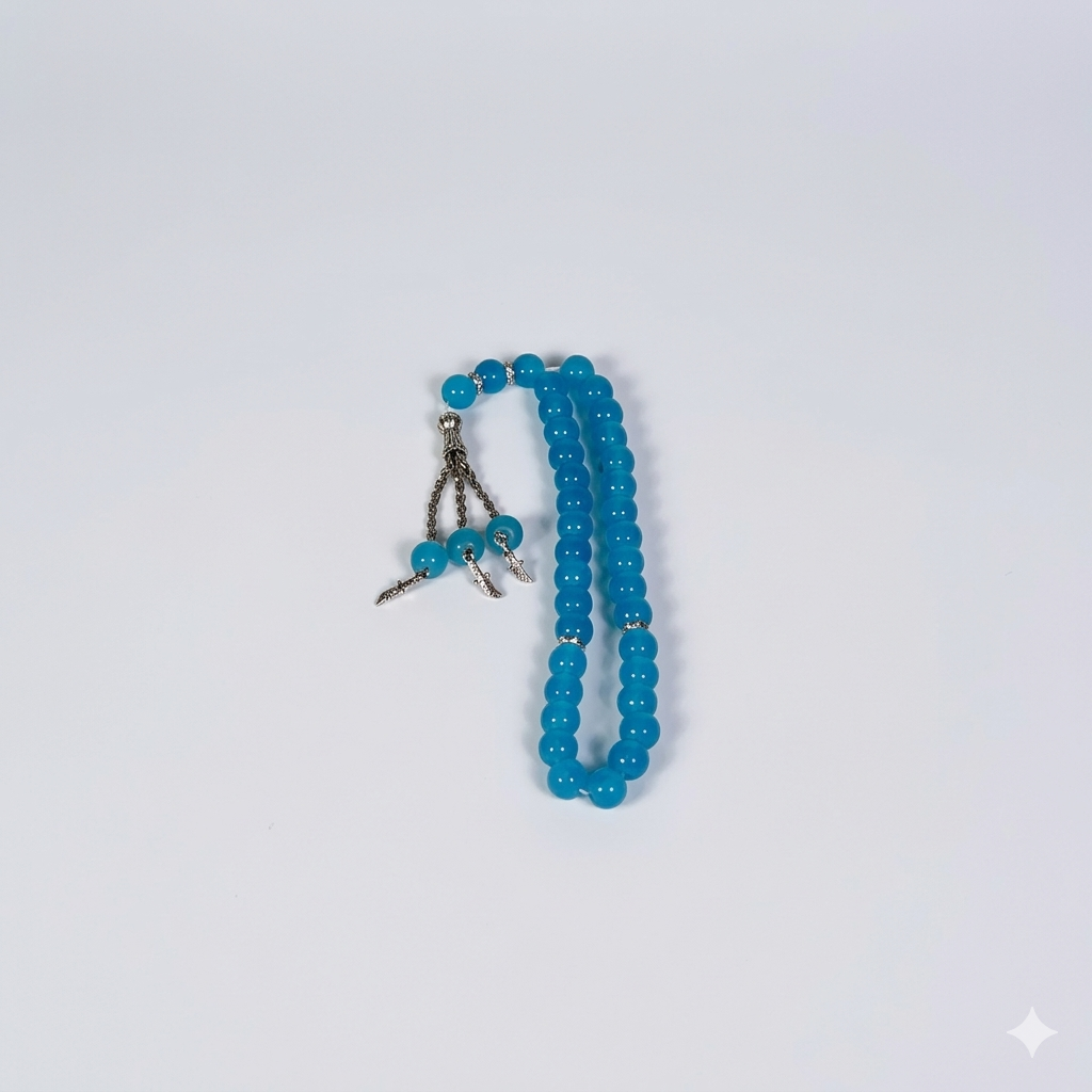 سبحة خرز أزرق