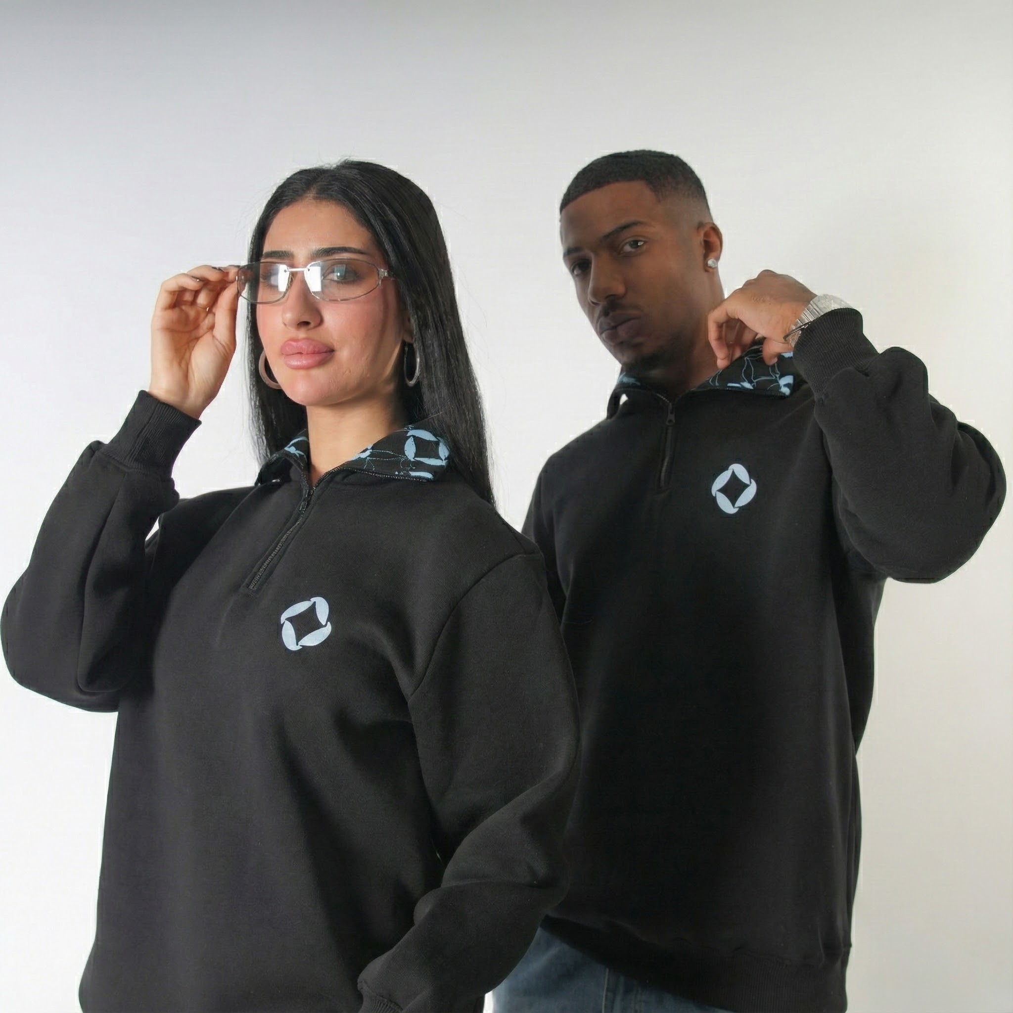 سترة فورتكس الزرقاء الفاتحه